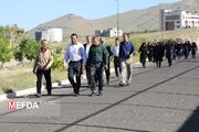 گزارش تصویری/ ششمین همایش پیاده روی عمومی دانشگاه علوم پزشکی زنجان