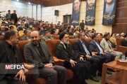 حضور دانشگاهیان دانشگاه علوم پزشکی گلستان در اجتماع بزرگ دانشگاهیان استان در نکوداشت شهدای خدمت