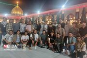 حضور دانشجویان فعال فرهنگی در کاروان زیارتی عتبات عالیات