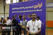 موفقیت دانشجوی دانشگاه علوم پزشکی اردبیل در مسابقات المپیاد ورزشی شمالغرب کشور