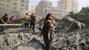 برجای ماندن چندین شهید و زخمی در بمباران خانه‌های مسکونی غزه