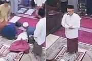 درگذشت امام جماعت مسجدی در اندونزی هنگام نماز صبح+ فیلم