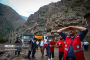 جاده کندوان برای تردد آماده نیست/ وجود ۳ مفقودی در سیل