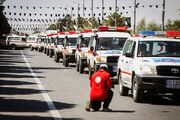 ٩٠٥ دستگاه خودروی امدادی وارد ناوگان هلال احمر شد