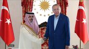 دیدار «اردوغان» با وزیر خارجه عربستان