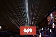 نور افشانی دیدنی برج ایفل در مراسم افتتاحیه المپیک ۲۰۲۴