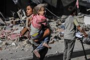حمله تانک‌های اشغالگران به چادرهای آوارگان غزه