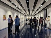 نمایشگاه نقاشی‌های میلاد جلیلی در ملت افتتاح شد