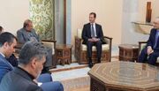 وزارت امور خارجه جمهوری اسلامی ایران- دیدار مشاور ارشد وزیر امور خارجه با رئیس جمهور سوریه
