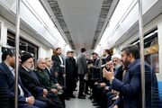 متروی پرند با حضور رئیس‎‌‌جمهور بهره‌‎برداری شد