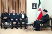 رهبر انقلاب در دیدار رئیس دفتر سیاسی حماس: جمهوری اسلامی ایران در حمایت از فلسطین و غزه تردید نخواهد کرد