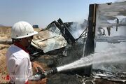 تصادف خودرو با شتر در جاده طبس_خوربیابانک ۸ مصدوم برجای گذاشت