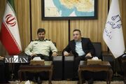 فرمانده یگان‌های انتظامی و حفاظتی با رئیس سازمان ثبت اسناد و املاک کشور دیدار کرد