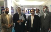 بازدید معاون منابع انسانی و امور فرهنگی قوه قضاییه از نمایشگاه دستاورد‌های دستگاه قضایی استان هرمزگان