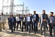 گزارش تصویری| بازدید استاندار البرز از پروژه پست برق ۴۰۰ کیلوولت در باغستان شهرستان کرج