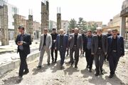 بازدید استاندار البرز و رئیس سازمان نوسازی مدارس کشور از پروژه مدرسه خیرساز در خرمدشت کرج