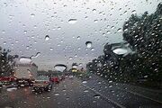 بارش باران در محورهای ۱۲ استان