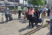 جابه‌جایی بیش از ۱۰۰۰ مسافر در راه مانده قطار مسیر تهران_جنوب با ناوگان حمل‌ونقل عمومی لرستان