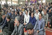 حضور کارکنان و مدیران اداره کل راه و شهرسازی خوزستان در مراسم بزرگداشت شهید «آیت الله رییسی» در مصلای اهواز