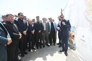 بهره‌برداری از راه‌آهن یزد-اقلید و افتتاح ایستگاه مهریز توسط وزیر راه و شهرسازی