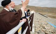 لحظه افتتاح سد قیزقلعه سی و بهربرداری از سد خداآفرین