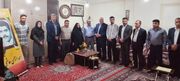 دیدار مدیر شرکت ملی پخش فرآورده های نفتی منطقه اهواز با خانواده های شهید هاشمی و ابوالفتحی