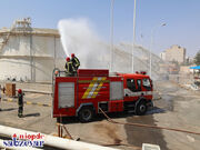 برگزاری مانور ایمنی و آتش‌نشانی در انبار نفت شهید محمدیانی منطقه سبزوار