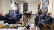 دیدار مدیرکل دامپزشکی استان اردبیل با فرماندار اصلاندوز