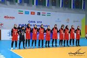 رنگ طلای مدال دختران زیر 17 سال والیبال جمهوری اسلامی ایران در آسیای مرکزی با 2 بانوی گلستانی
