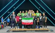 تیم وزنه برداری ایران در جایگاه سوم جهان ایستاد