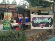 برپایی موكب عید غدیر در سازمان حفظ نباتات