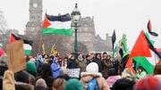 تظاهرات حمایت از فلسطین در نقاط مختلف جهان