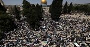 حضور 120 هزار فلسطینی در مسجد الاقصی