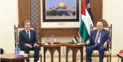 وزیر خارجه آمریکا با محمود عباس دیدار کرد