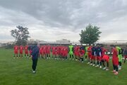 پیگیری تمرین تیم ملی فوتبال زیر ۲۰ سال در اردوی کرج