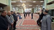 مراسم یادبود و بزرگداشت مقام شهیدان خدمت در مهدیه مشهد برگزار شد