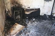 حریق یک هتل آپارتمان در مشهد و تلاش ۶۶ آتش‌نشان