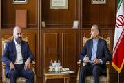 دیدار و رایزنی رئیس حزب اتحادیه میهنی کردستان عراق با امیرعبداللهیان