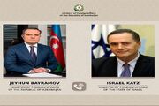 گفتگوی وزرای خارجه آذربایجان و رژیم صهیونیستی درباره غزه