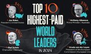 پردرآمدترین رهبران جهان در سال ۲۰۲۴ + میزان ثروت