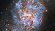 انتشار تصویری از کهکشان شبیه مار توسط تلسکوپ فضایی هابل