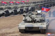 کره شمالی از تانک جدیدش رونمایی کرد