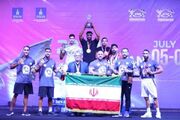 قهرمانی تیم ملی پرورش اندام ایران در آسیا