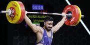 جام جهانی وزنه برداری| جوادی با یک حرکت صحیح سهمیه المپیک را قطعی کرد