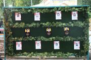 برگزاری مراسم یادبود شهیدان خدمت و امنیت در مقبره‌الشهدای بوستان فدک