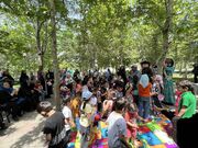جشن کودک و محیط زیست در بوستان احمدلو برگزار شد