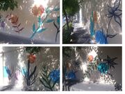 اجرای ۱۲۰۰ مترمربع نقاشی‌دیواری در خیابان سعدی