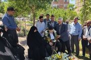 گرامیداشت یاد و خاطره شهید « صمد صالحی » توسط شهرداری منطقه ۱۰ تبریز