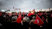 اعتراضات گسترده و درگیری‌ در ترکیه پس از انتخابات/ علت اعتراض کردها در وان چیست؟ ویدئو و تصاویر