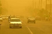هشدار نارنجی هواشناسی برای طوفان شن در ۳ استان